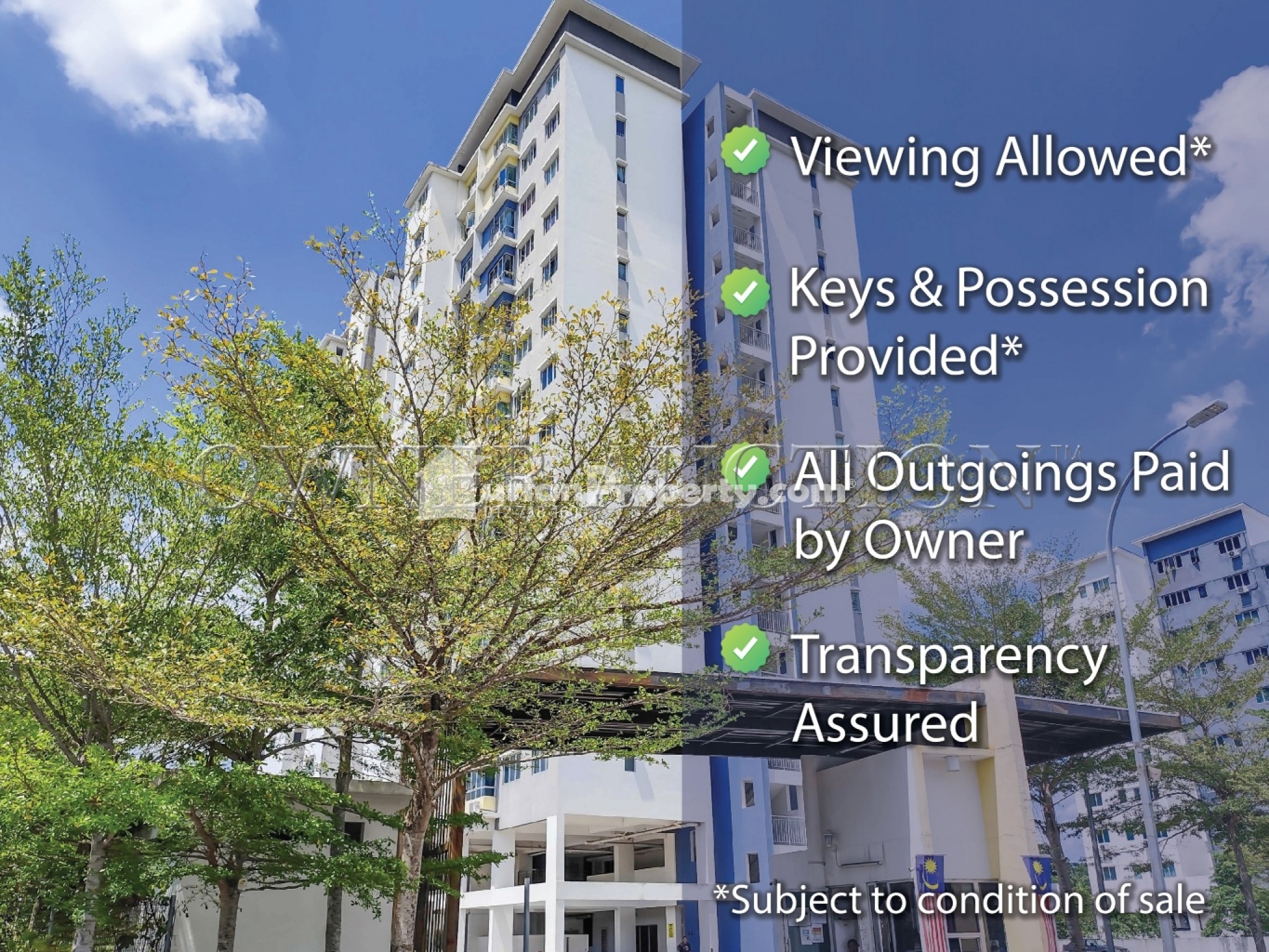 Apartment For Auction at The Residence 1