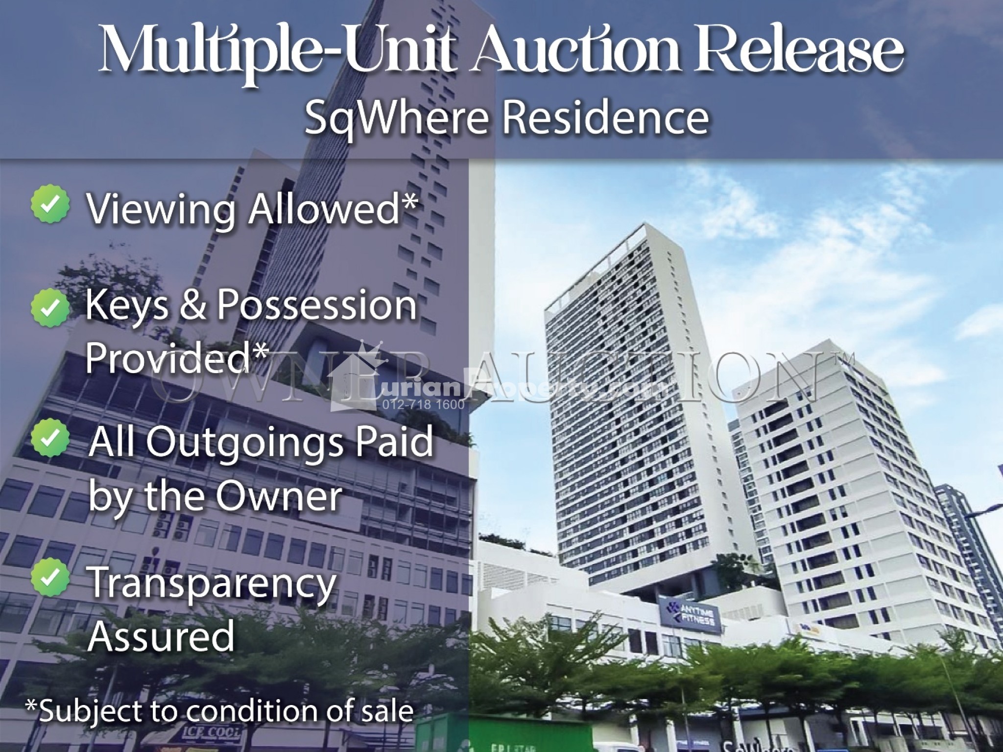 Serviced Residence For Auction at SqWhere