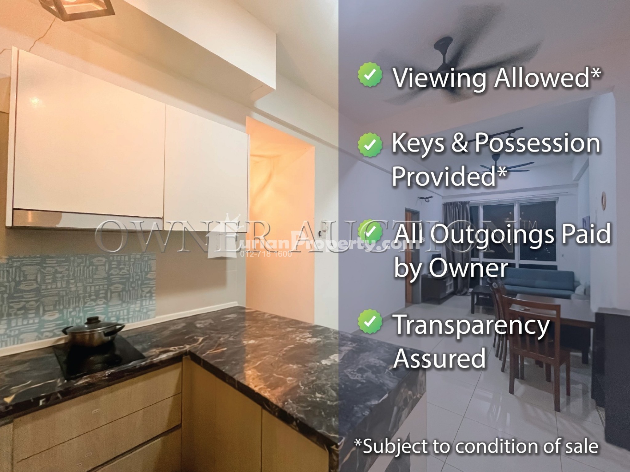 Serviced Residence For Auction at Residensi Gombak 126