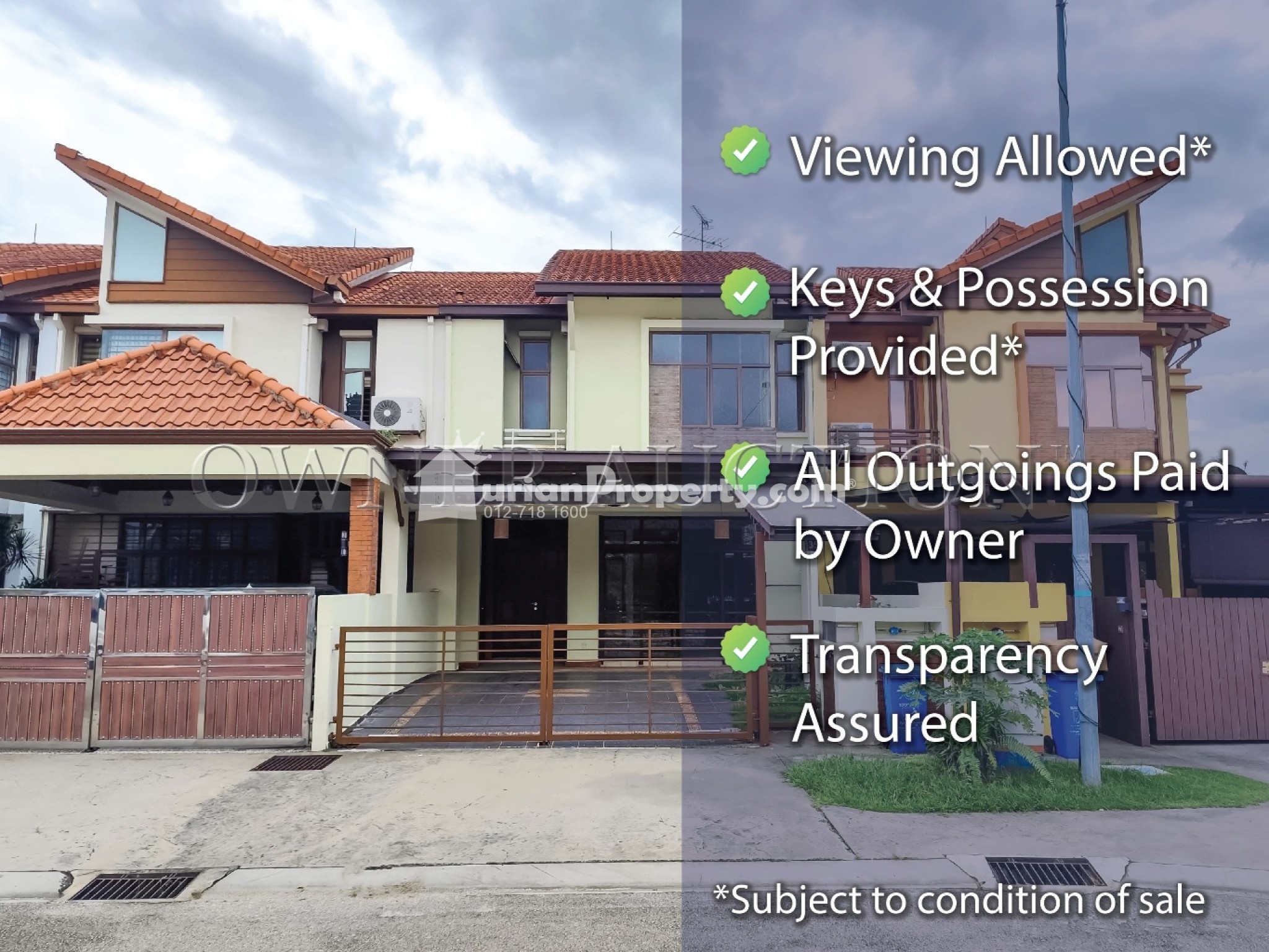 Superlink For Auction at Bukit Jelutong