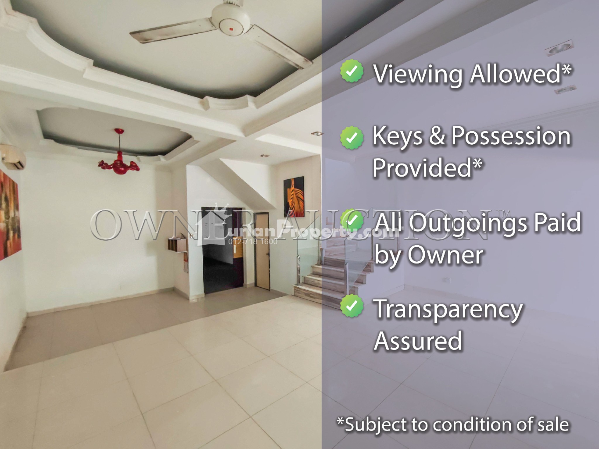 Terrace House For Auction at Taman Gembira