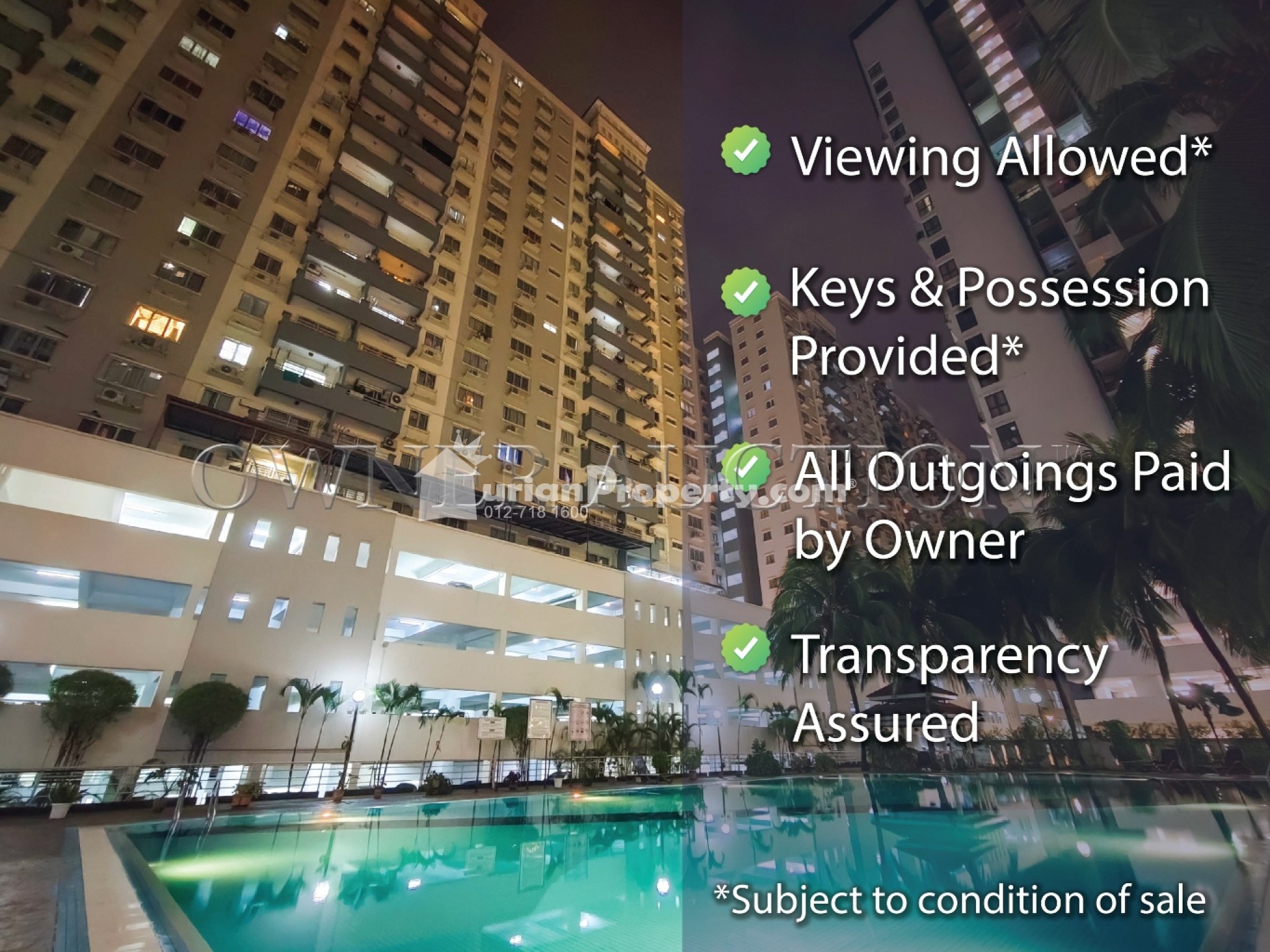 Apartment For Auction at Kinrara Mas