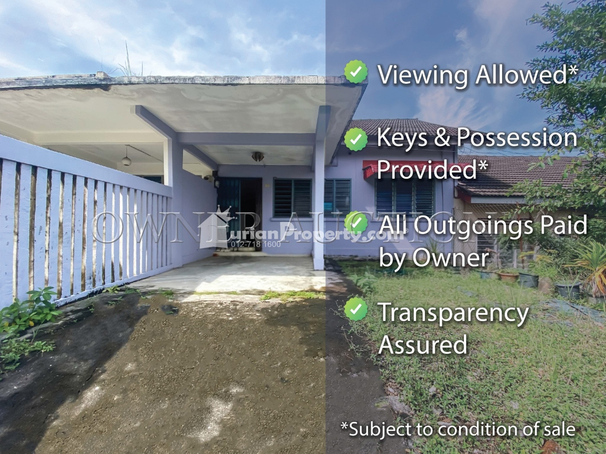 Terrace House For Auction at Section 11