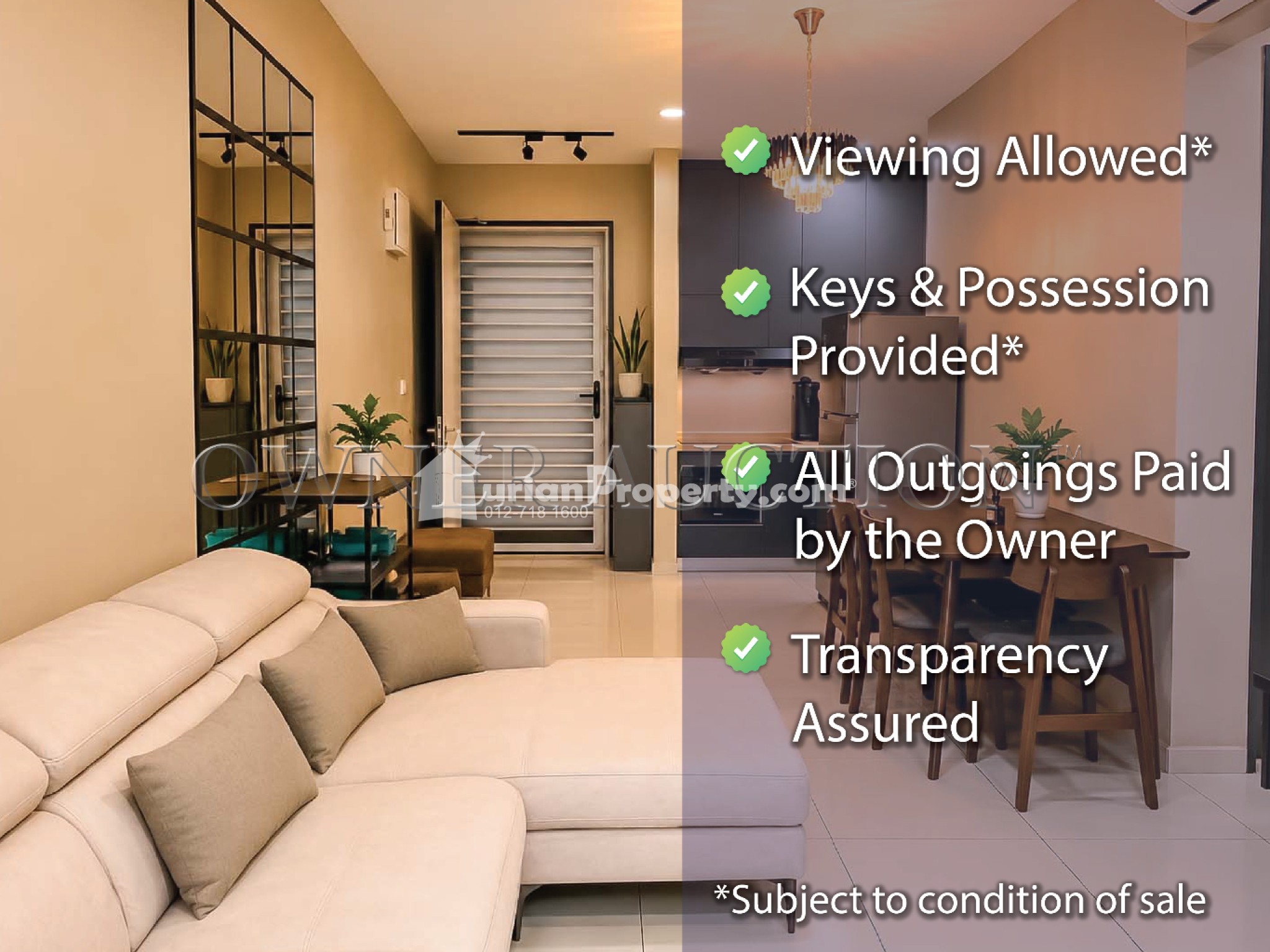 Condo For Auction at Kenwingston Platz Residence