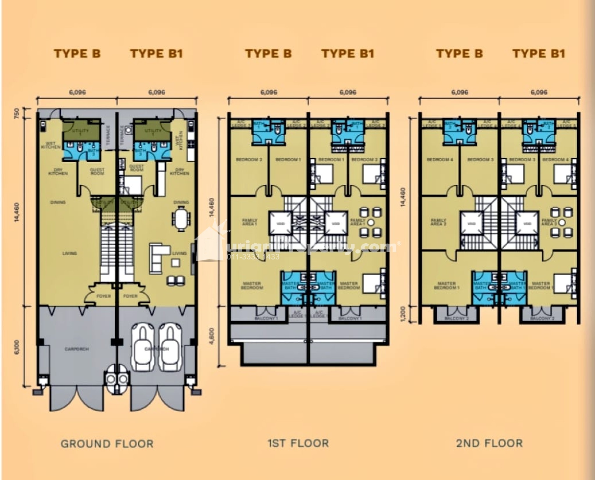 Terrace House For Sale at Taman Connaught