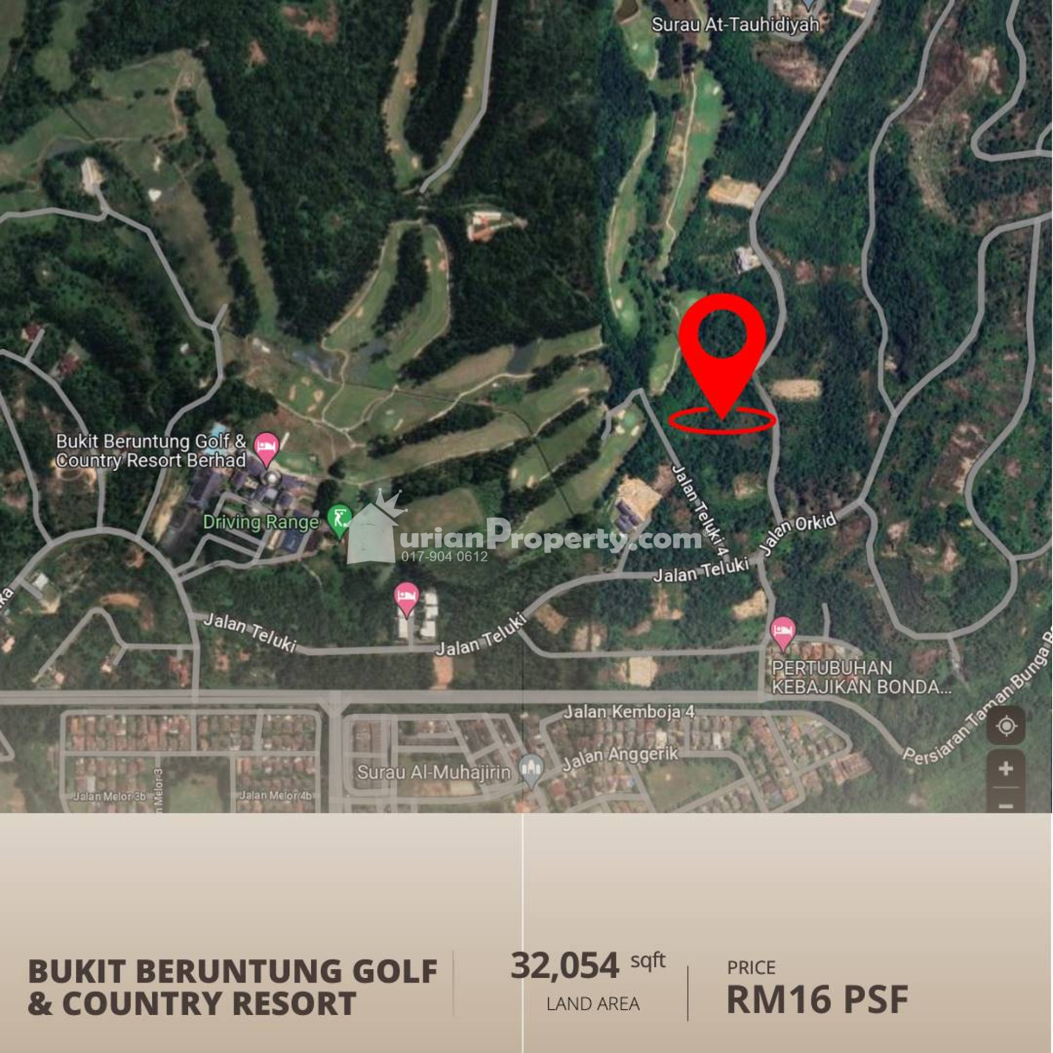 Residential Land For Sale at Bukit Beruntung
