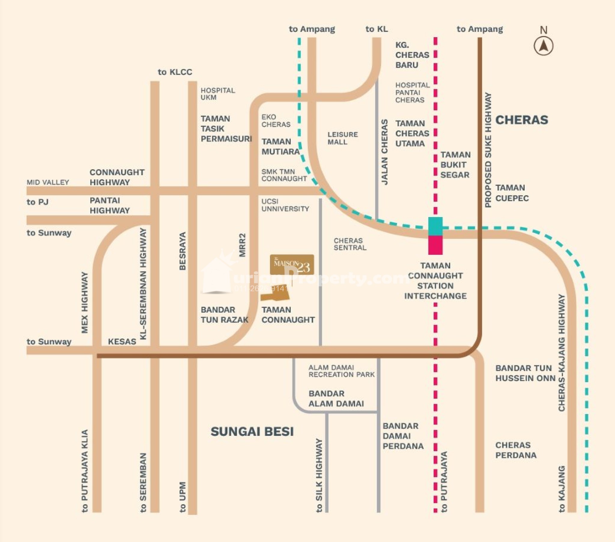 Terrace House For Sale at Bukit Manda'rina