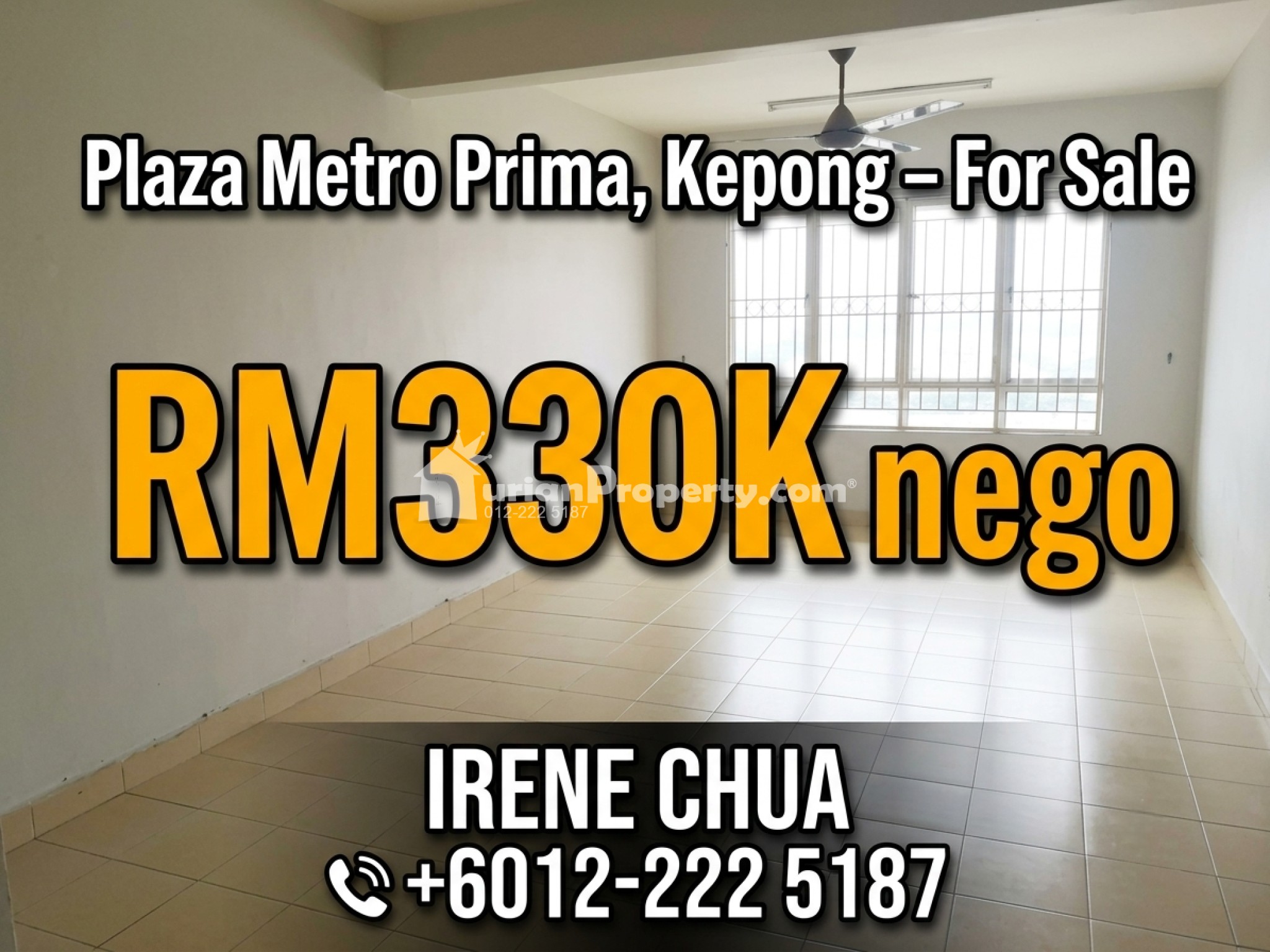 Serviced Residence For Sale at Plaza Metro Prima