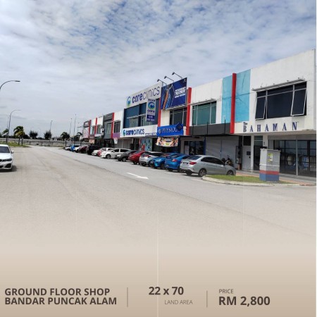 Shop For Rent at Hill park @ Shah Alam North