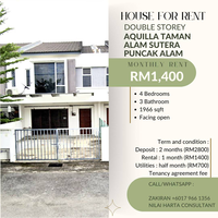 Property for Rent at Taman Alam Sutera