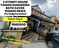Terrace House For Rent at Taman Samudra, Batu Caves