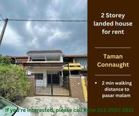 Terrace House For Rent at Taman Connaught