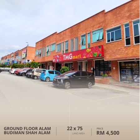 Shop For Rent at Alam Budiman