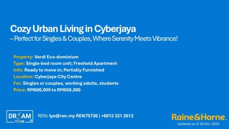 Serviced Residence For Sale at Verdi Eco-dominiums