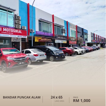 Shop For Sale at Bandar Puncak Alam