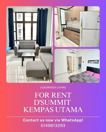 Condo For Rent at D'Summit Residence