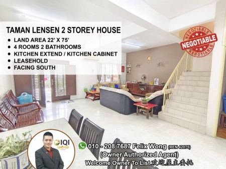 Terrace House For Sale at Taman Len Sen