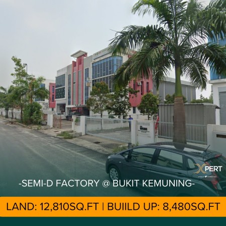 Detached Factory For Rent at Bukit Kemuning