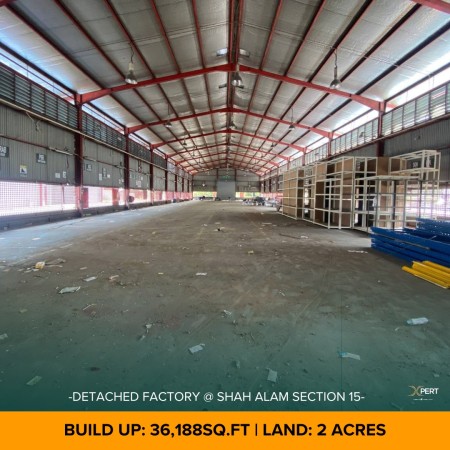 Detached Factory For Sale at Section 15