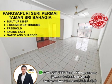 Apartment For Sale at Pangsapuri Seri Permai