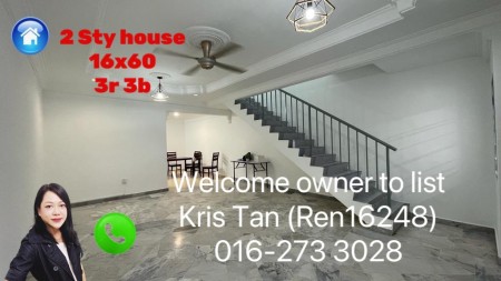 Terrace House For Rent at Taman Cheras Mas