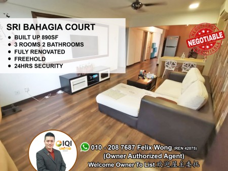 Apartment For Sale at Sri Bahagia Court