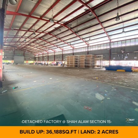 Detached Factory For Sale at Section 15