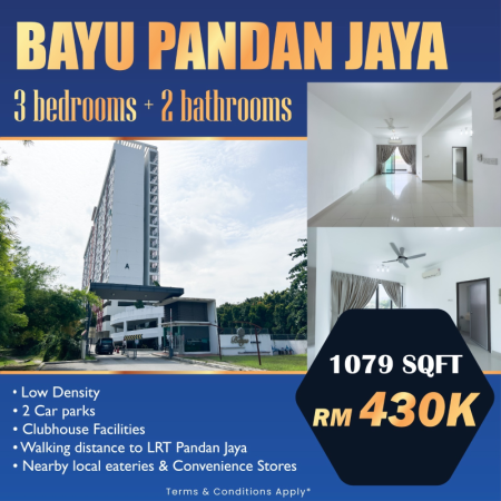 Apartment For Sale at Bayu @ Pandan Jaya