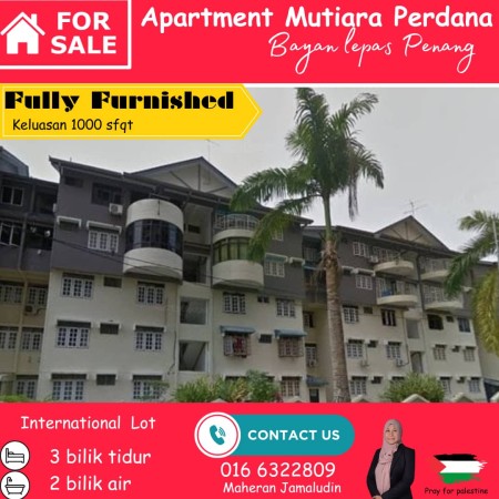 Apartment For Sale at Mutiara Perdana