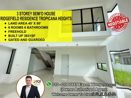 Semi D For Sale at Ridgefield Residences