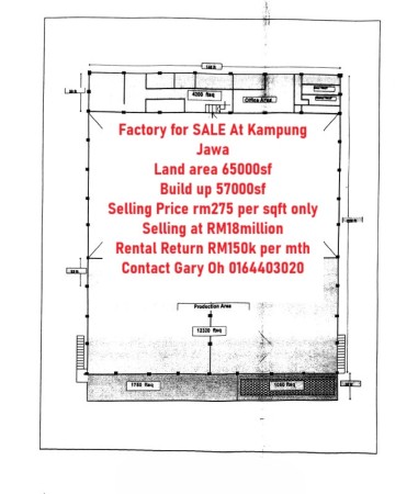 Detached Factory For Sale at Kawasan Perindustrian Bayan Lepas
