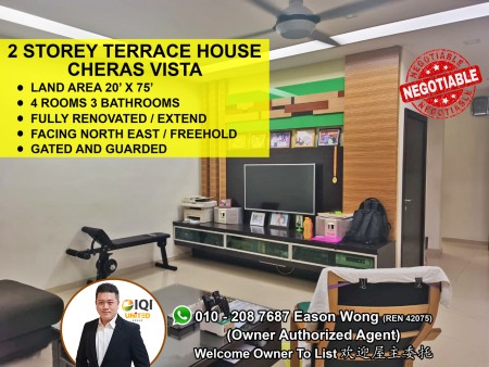 Terrace House For Sale at Cheras Vista