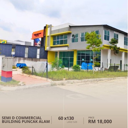 Shop For Sale at Hill park @ Shah Alam North