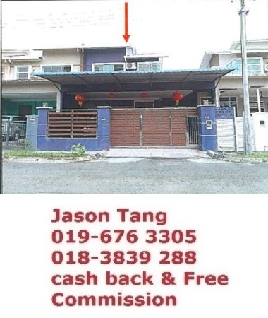 Terrace House For Auction at Taman Cerah