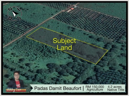 Agriculture Land For Sale at Beaufort