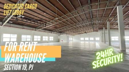 Detached Warehouse For Rent at Section 19