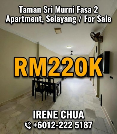 Apartment For Sale at Taman Sri Murni Fasa 2