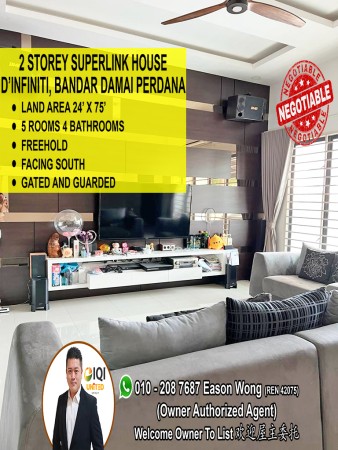 Terrace House For Sale at D'Infiniti