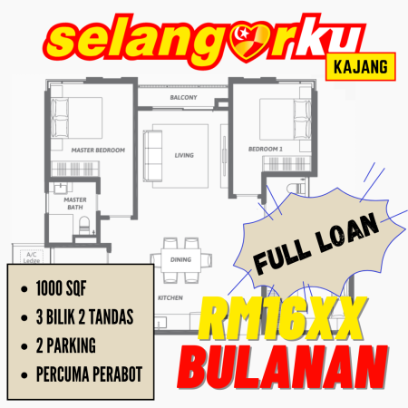 Serviced Residence For Sale at Kajang 2