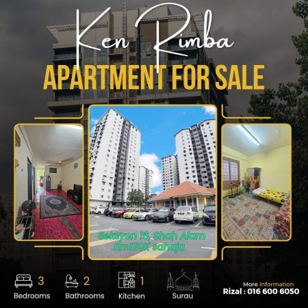 Apartment For Sale at Ken Rimba