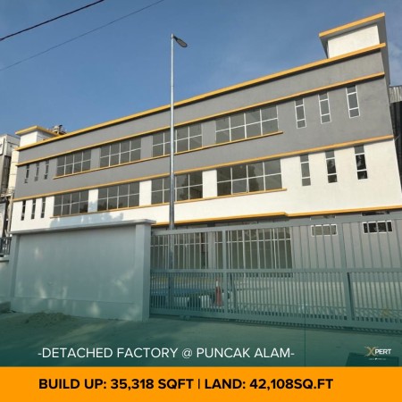 Detached Factory For Sale at Alam Jaya Industrial Park