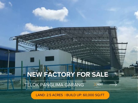 Detached Warehouse For Rent at Kawasan Perindustrian Telok Panglima Garang