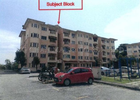 Apartment For Auction at Pangsapuri Seri Meranti