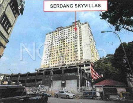 Serviced Residence For Auction at Serdang Skyvillas