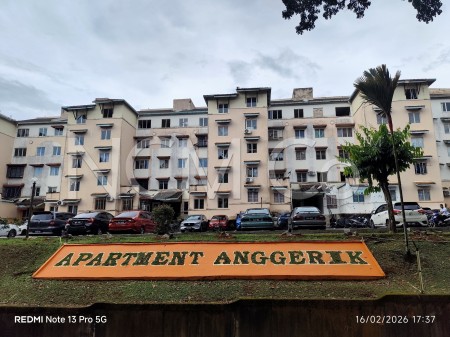 Apartment For Auction at Anggerik Apartment