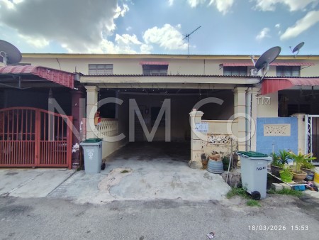 Terrace House For Auction at Taman Krubong Jaya