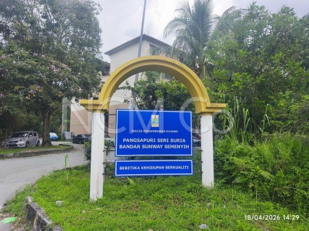 Flat For Auction at Pangsapuri Seri Suria