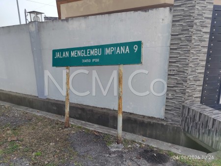 Terrace House For Auction at Taman Menglembu Impiana Adril