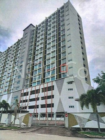 Apartment For Auction at Valley Suite Apartment @ Mahkota Valley