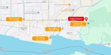 Bungalow House For Auction at Taman Tanjung Puteri Resort